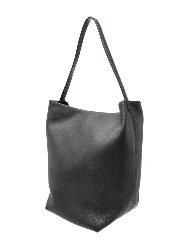 The Row Park Tote Large in black Leather from The RealReal, photo 3 of 6