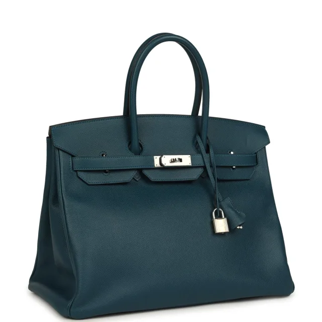 Hermès Birkin 35 Colvert Epsom Palladium Hardware in Epsom leather from Madison Avenue Couture, photo 2 of 9