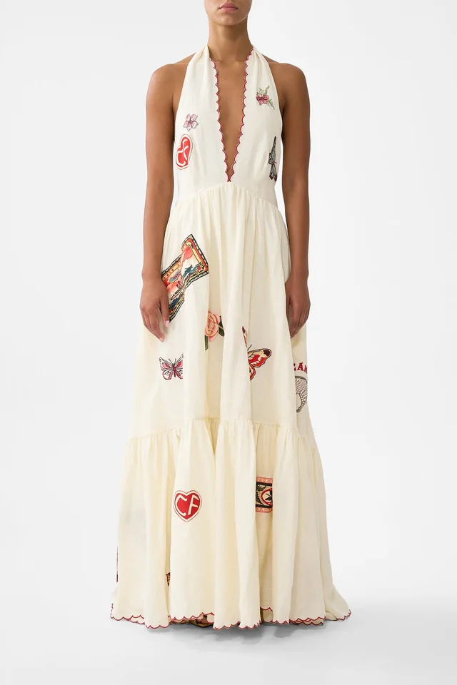 Camilla eBoutique RUFFLE HEM HALTER DRESS HIGH CLASS HOOKAH from CAMILLA, photo 1 of 1