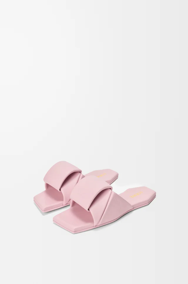 Loewe Logo Embossed Flat Sandals, photo 2 of 5 from SENSER