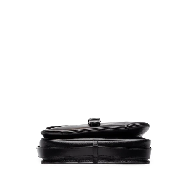 Black Saint Laurent Grained Leather Crossbody in Black Caviar leather from Designer Revival, photo 2 of 2