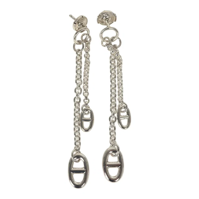 Hermès Farandole Drop Earrings PM Sterling Silver in Silver from Madison Avenue Couture