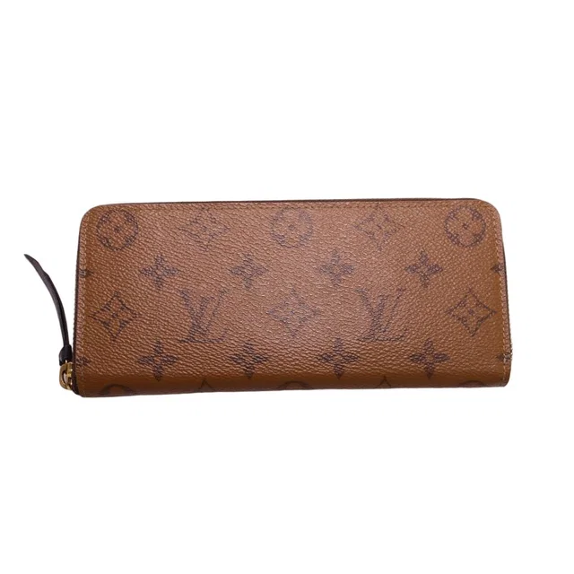 Louis Vuitton Portefeuille Clemence Monogram Reverse Zip Around Wallet in Clemence leather from The Reluxe