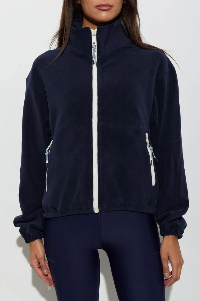 The Upside Sol Zip-Up Sweatshirt in polyester,Elastane Details: Zipper Description: The Upside Sol sweatshirt perfectly embodies timeless elegance and comfort. Its relaxed…, photo 3 of 5 from SENSER
