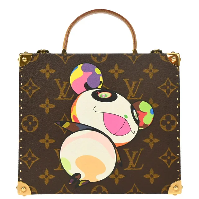 Louis Vuitton Takashi Murakami Monogram Panda Jewelry Box M92478 in Coated canvas from AMORE Vintage Tokyo