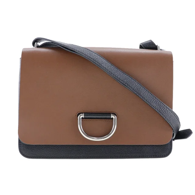 Burberry D-Ring Bicolor Shoulder Bag in Calfskin from LuxUness