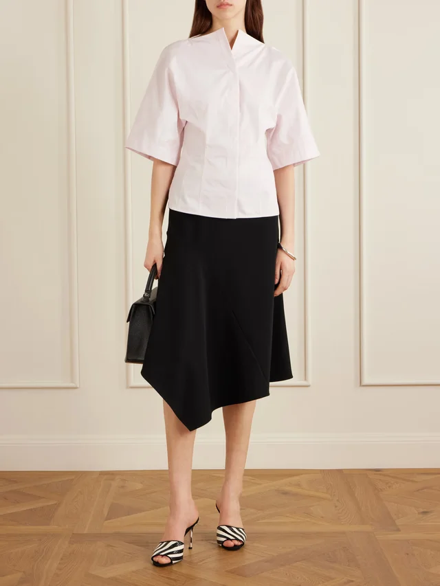 JACQUEMUS Moisson cotton-poplin shirt in Pink, photo 2 of 2 from NET-A-PORTER (Canada)
