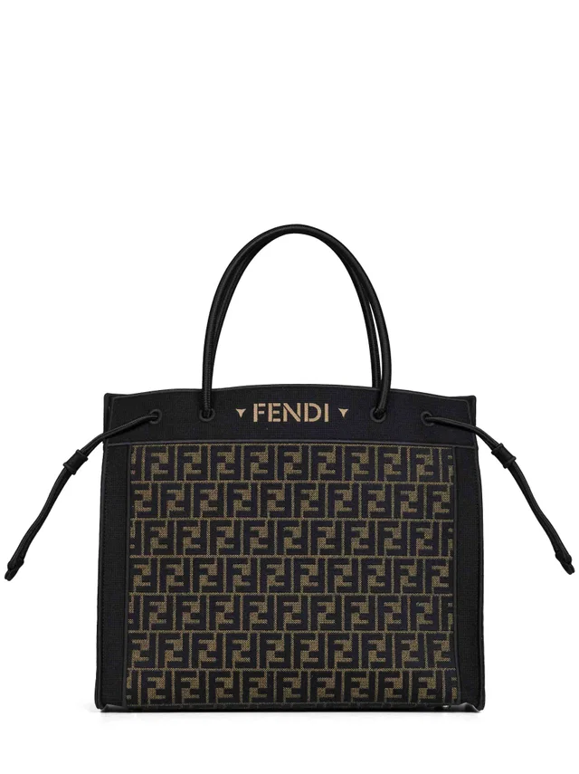Fendi Magic Tote Bag — Brown Cotton in Brown Canvas from HEWI