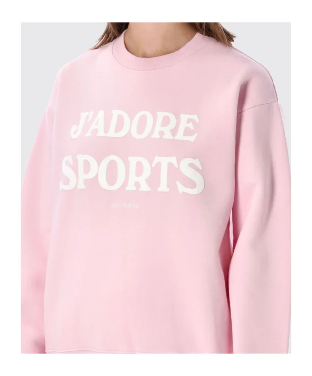 Sporty & Rich Jadore flocked-logo sweatshirt, photo 5 of 5 from SENSER
