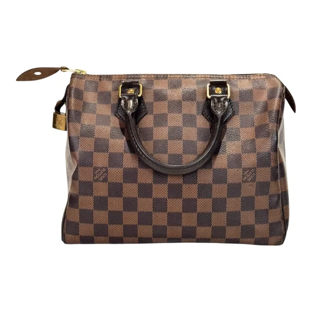 Louis Vuitton Speedy 25cm Damier Ebene in Brown from Luxury Promise