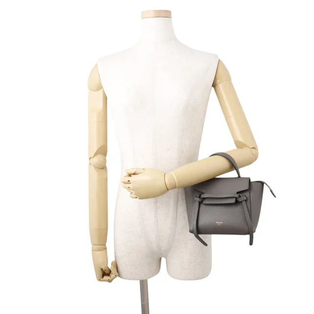 Celine Belt bag Gray189003 Leather Size Nano in Leather from GALLERY RARE, photo 5 of 18