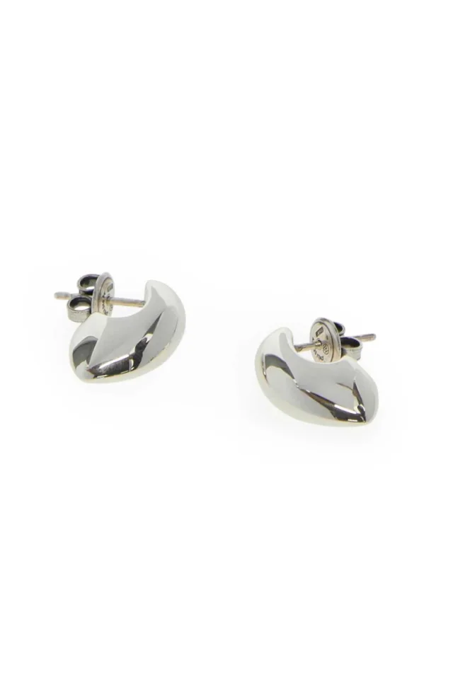 Bottega Veneta Claw Earrings — Silver in Silver from HEWI, photo 2 of 2