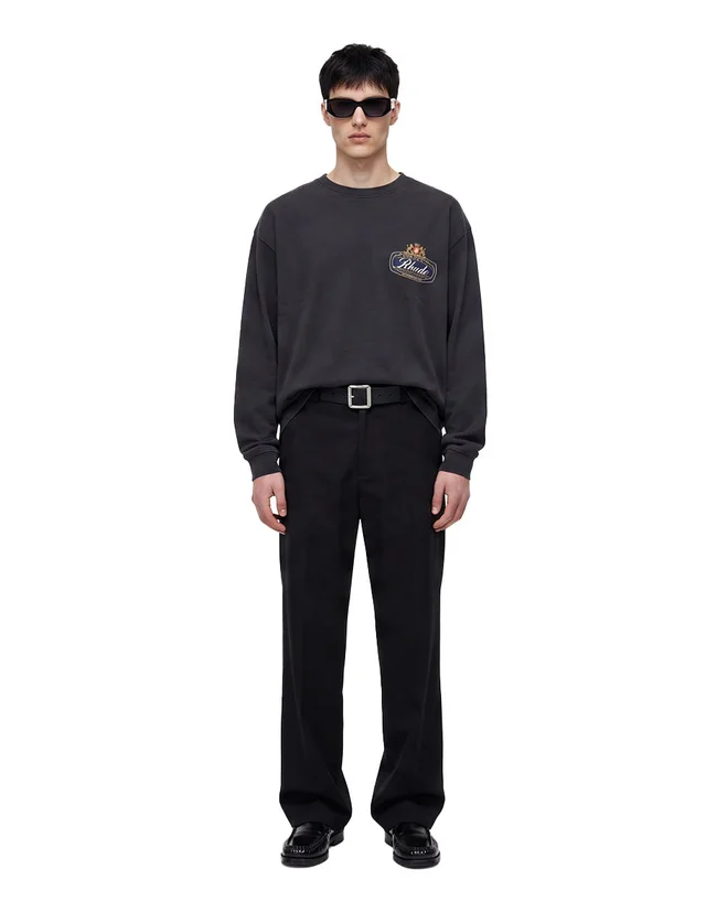 Rhude Safari Crest Long Sleeve T-Shirt, image 1 of 1 from SENSER