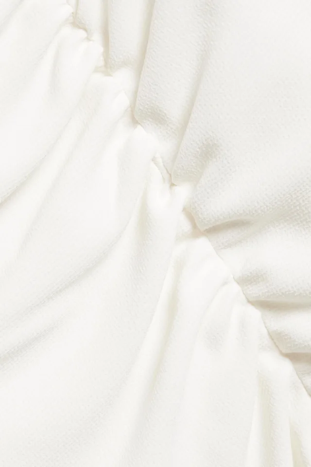 Iro Hagat Ruched Crepe Maxi Skirt in Off White, photo 4 of 4 from THE OUTNET