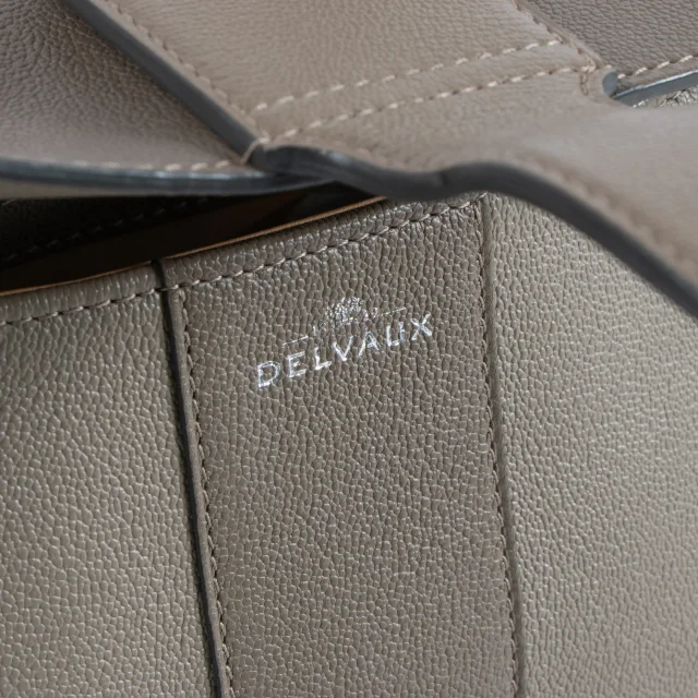 Delvaux Smoke Rodeo Calf Camaieux Brillant East West Mini Bag in Calfskin from Labellov, photo 7 of 9