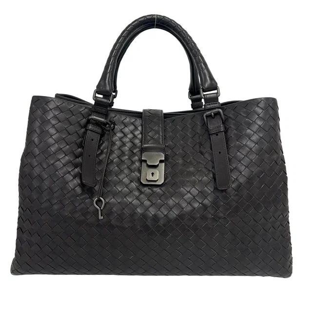 Bottega Veneta Intrecciato Leather Handbag in Woven leather from LuxUness