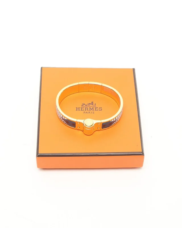 Hermès Charnière Bracelet in Silk from A Retro Tale, photo 2 of 6