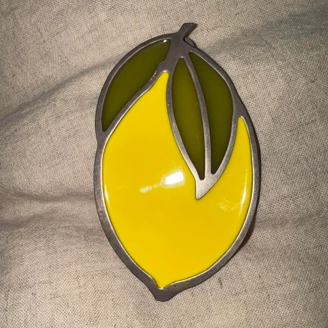 Jacquemus Women's Earrings - Yellow/Multi in multicolor|yellow from Depop, photo 2 of 4