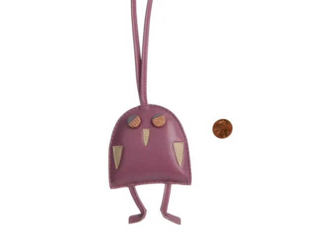 Hermès Hibouton Owl Petit H Bag Charm in Epsom leather from Ann's Fabulous Finds, photo 5 of 5