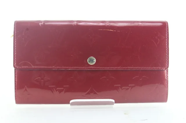 Louis Vuitton Womens Sarah Vernis Leather Long Flap Wallet in Leather from Bagriculture