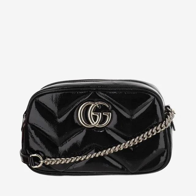 Gucci Gg Marmont Shoulder Bag — Black Leather in Black Leather from HEWI