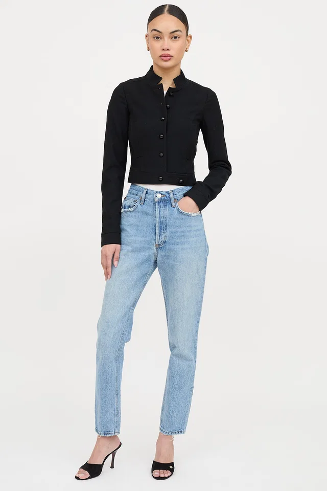 Balenciaga C. 2000s Wool Cropped Jacket in Wool from VSP Consignment