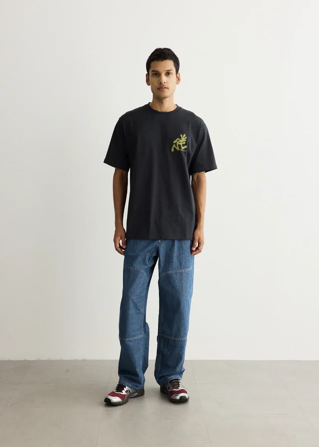 Gramicci Japanese Chambray Double Knee Pants in Blue from Incu, photo 1 of 1