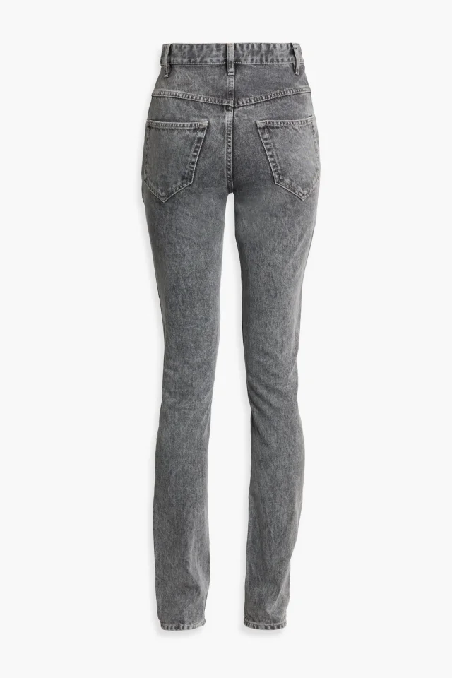 Marant Étoile Acid-Wash High-Rise Skinny Jeans, photo 2 of 3 from THE OUTNET