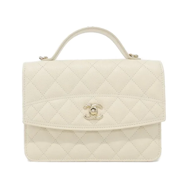 Chanel Backpack Ivory in White Caviar leather from The Reluxe