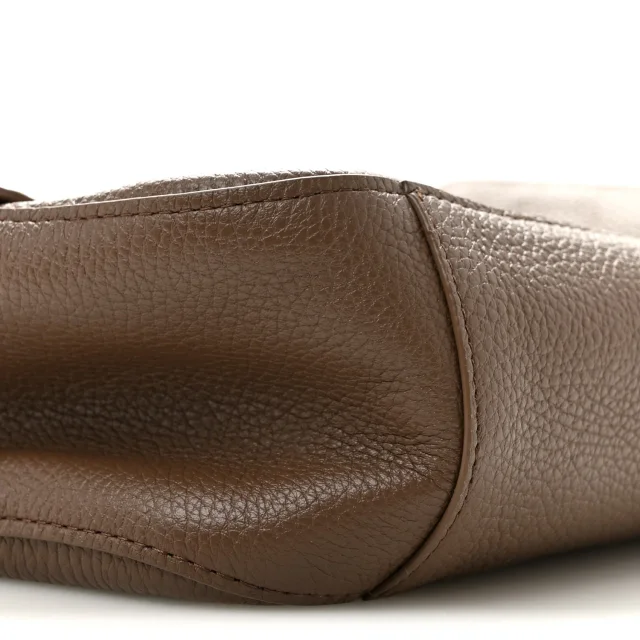Chanel Grained Calfskin Small Souplissimo Maxi Flap Light Brown in Brown Caviar leather from FASHIONPHILE, photo 9 of 11