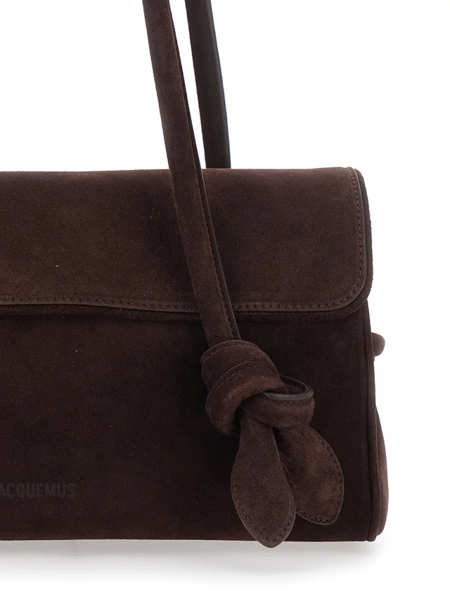 Jacquemus Le Turismo Long Shoulder Bag — Brown Calf Leather in Brown Calfskin from HEWI, photo 2 of 2