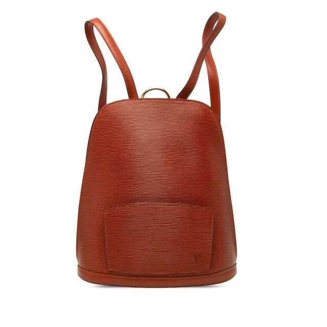 Brown Louis Vuitton Epi Gobelins Backpack in Brown Leather from Designer Revival