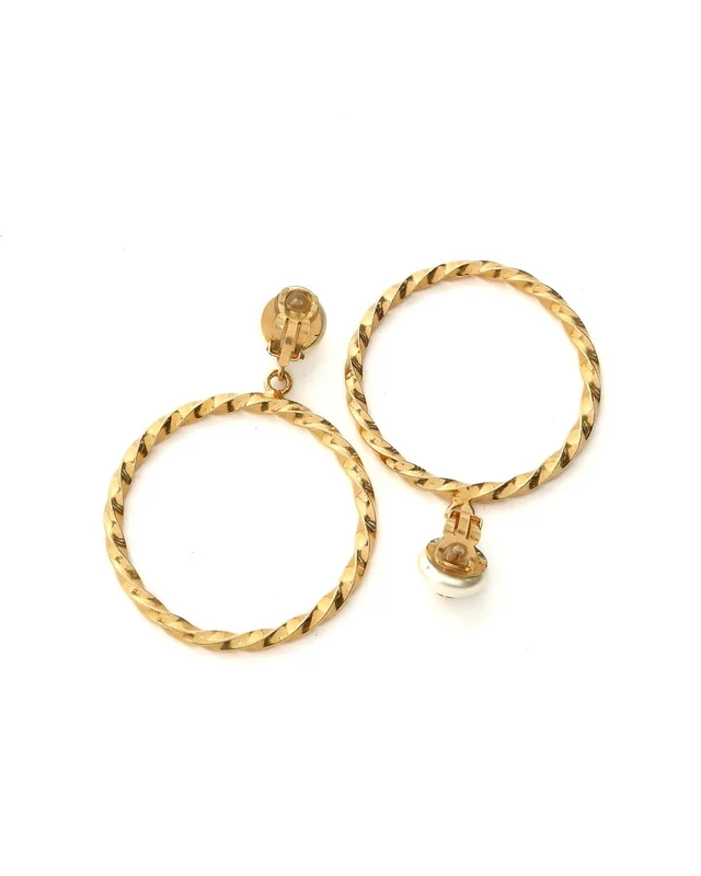 Chanel Coco Mark Clip-on Earrings from A Retro Tale, photo 3 of 4