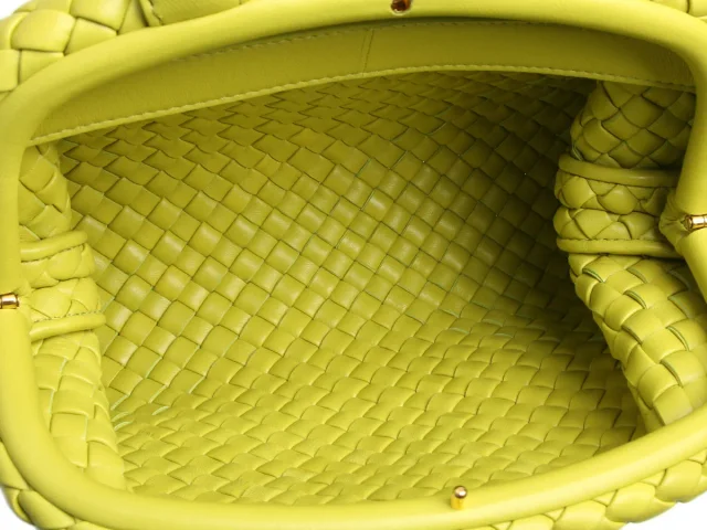 Bottega Small Kiwi Padded Intrecciato Top Handle Bag in Woven leather from Ann's Fabulous Finds, photo 8 of 9