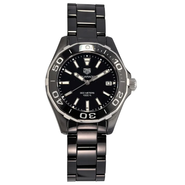 TAG Heuer Aquaracer WAY1390 35mm Ceramic Watch in Ceramic from H&T