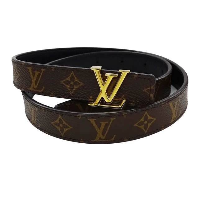 Belt Monogram Canvas Calfskin LV Iconic 20 Reversible 65/26 in Calfskin from The Reluxe