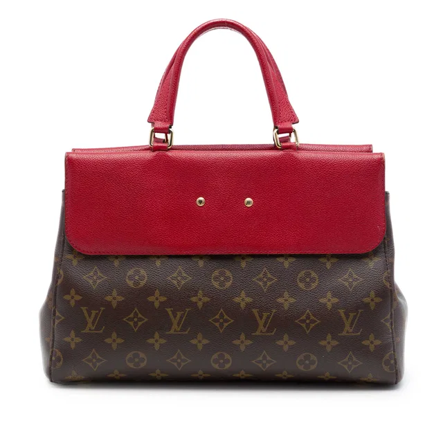 Brown Louis Vuitton Monogram Venus Satchel in Brown Coated canvas from Designer Revival