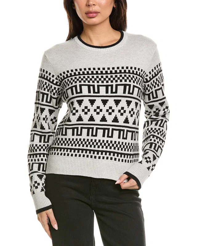 Brodie Cashmere Fairisle Cashmere-Blend Sweater, image 1 of 1 from Rue La La