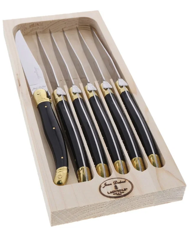 Jean Dubost Set of 6 Knives in Tray, image 1 of 1 from Rue La La