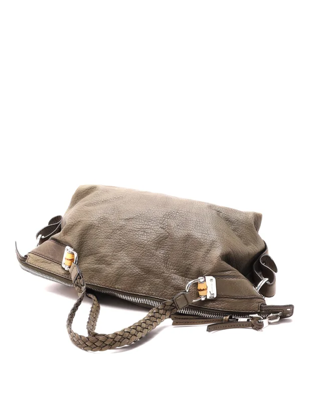 Gucci Medium Bamboo Bar Tote Bag in Caviar leather from A Retro Tale, photo 5 of 7
