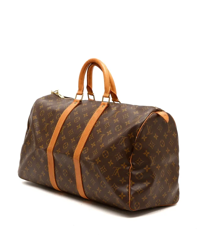 Louis Vuitton Monogram Keepall 45 Weekend Bag in Coated canvas from A Retro Tale, photo 3 of 10