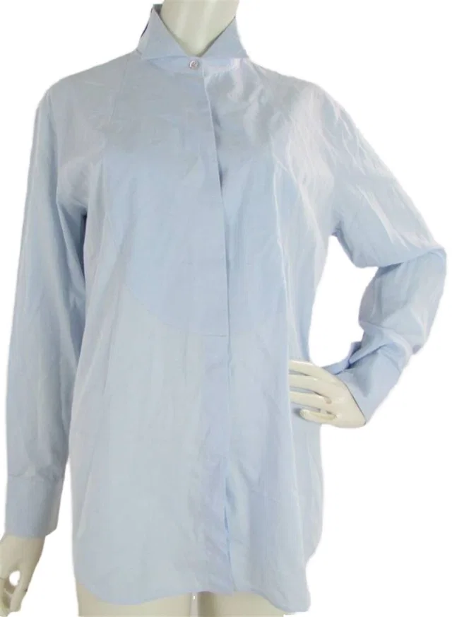 Giorgio Armani Dress Shirt Sky Blue Size: 20 in Blue Cotton from Oxfam Online Shop