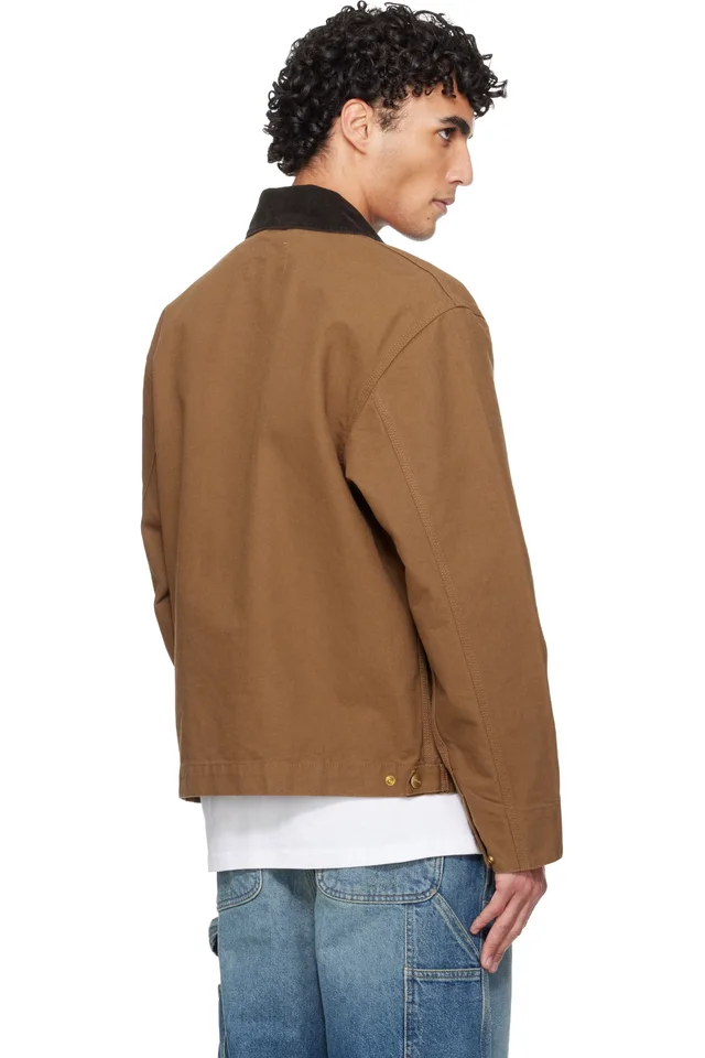 Carhartt Work In Progress Brown Detroit Jacket, photo 3 of 4 from SSENSE