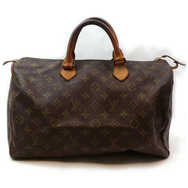 Louis Vuitton Monogram Speedy 35 Boston MM Bag in Leather from Bagriculture