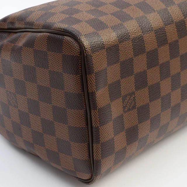Louis Vuitton 2014年製 キャンバスダミエスピーディ25 ブラウン from VINTAGE QOO TOKYO, photo 6 of 7