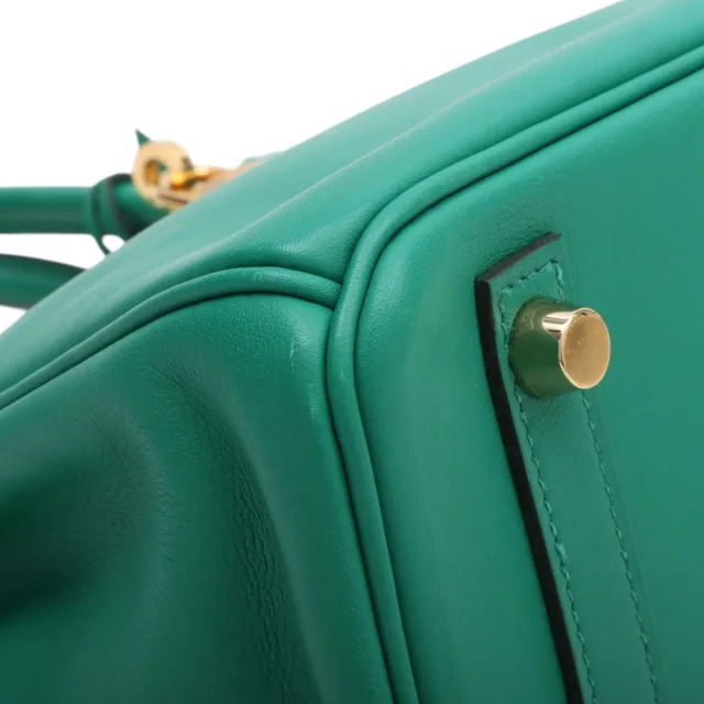 Hermès 2017 Birkin 25 Mint in Swift leather from VINTAGE QOO TOKYO, photo 9 of 16