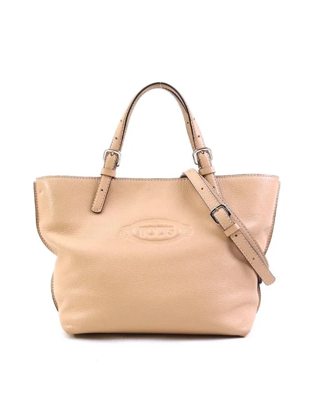 Tod's Handbag Shoulder Bag Pale #297684t23b in orange Leather from Poshmark