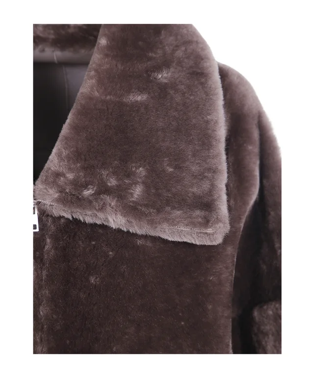 Blancha STRAIGHT MERINO SHEARLING JACKET, photo 3 of 3 from SENSER