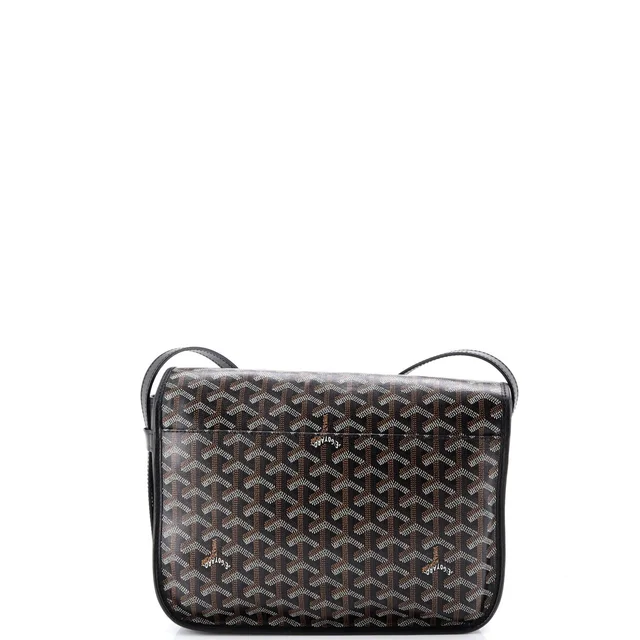 Goyard Belvedere Messenger Bag Coated Canvas MM in black Coated canvas from Rebag, photo 3 of 6