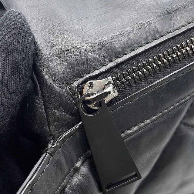 Bottega Veneta Crossbody Bag with Perforations Black Leather in Black Leather from GALLERY RARE, photo 15 of 19